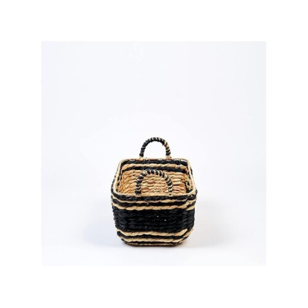 Homesmiths Medium Water Hyacinth Storage Basket L40 x W25 x H18 cm - 4