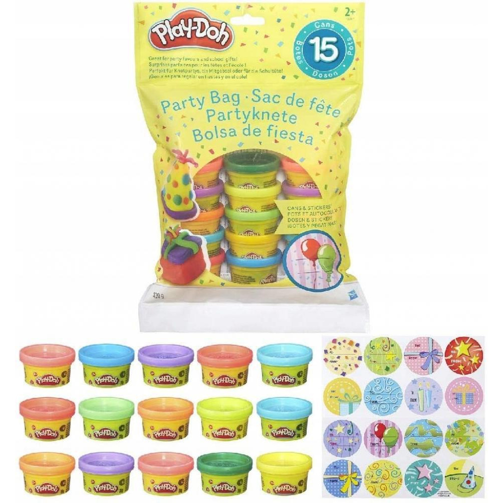 Play Doh / Modeling compound, Party bag, 15 pcs - 2