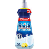 Finish, Dishwasher detergent rinse aid liquid, Lemon, 400 ml - 1 miniature