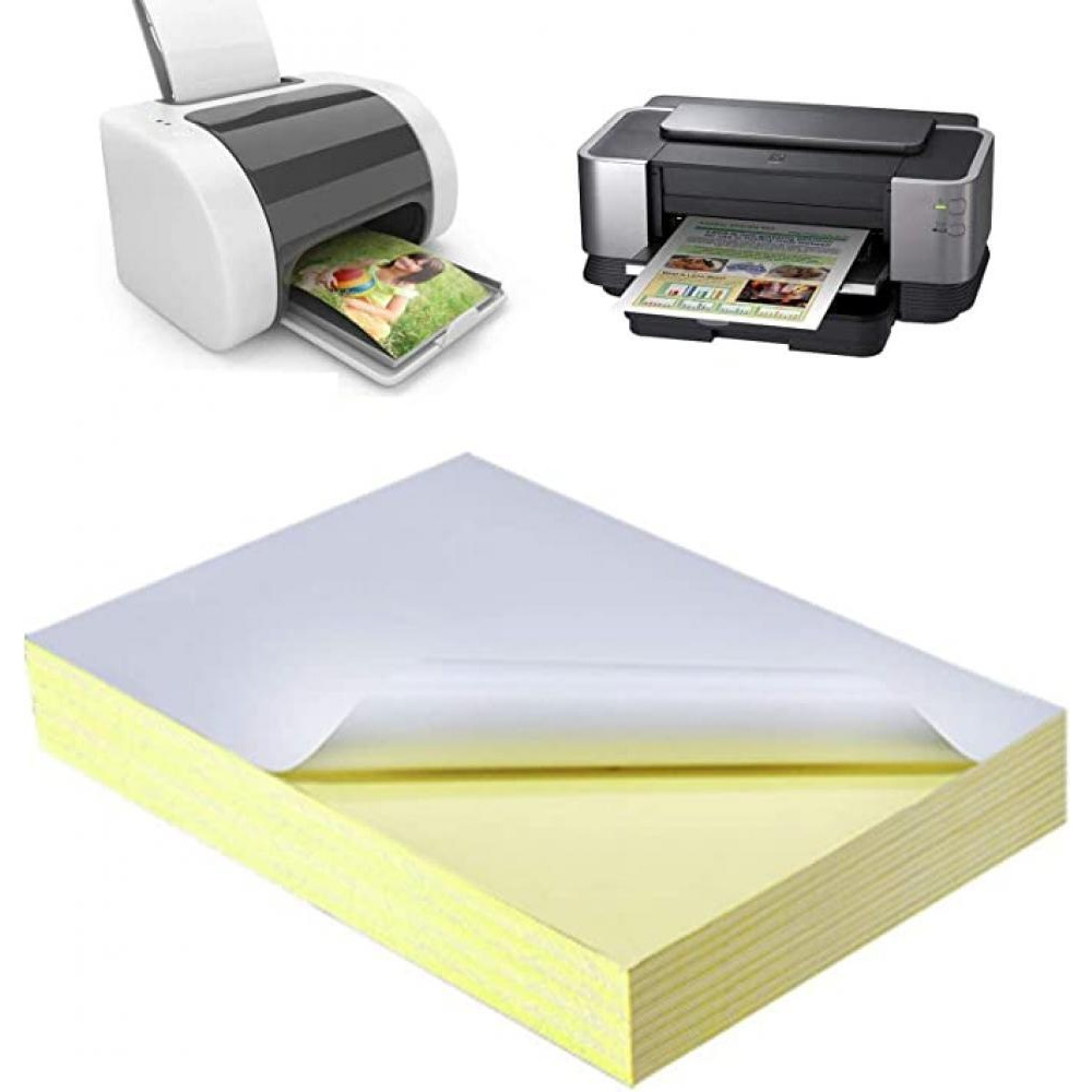 Printable sheets, A4 size, Glossy white, 100 pcs - 5