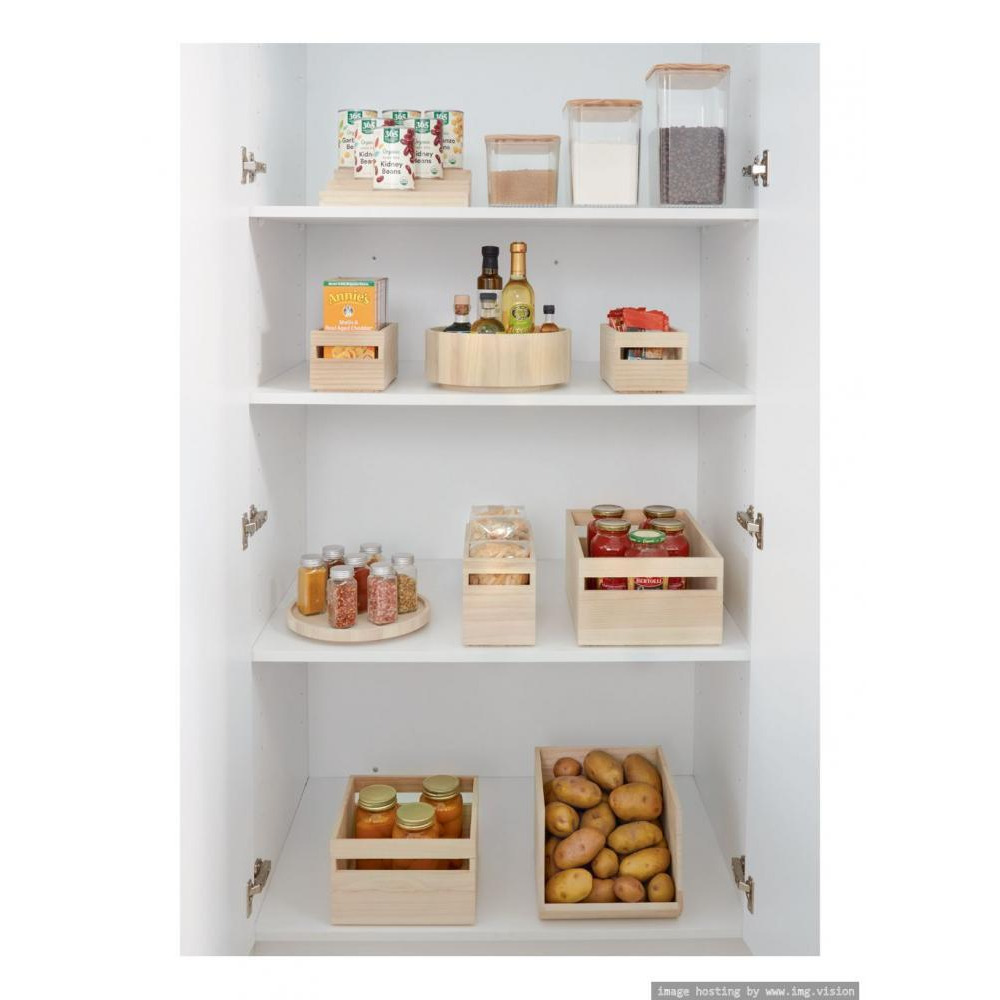 Interdesign Wood Open Front Bin - 3