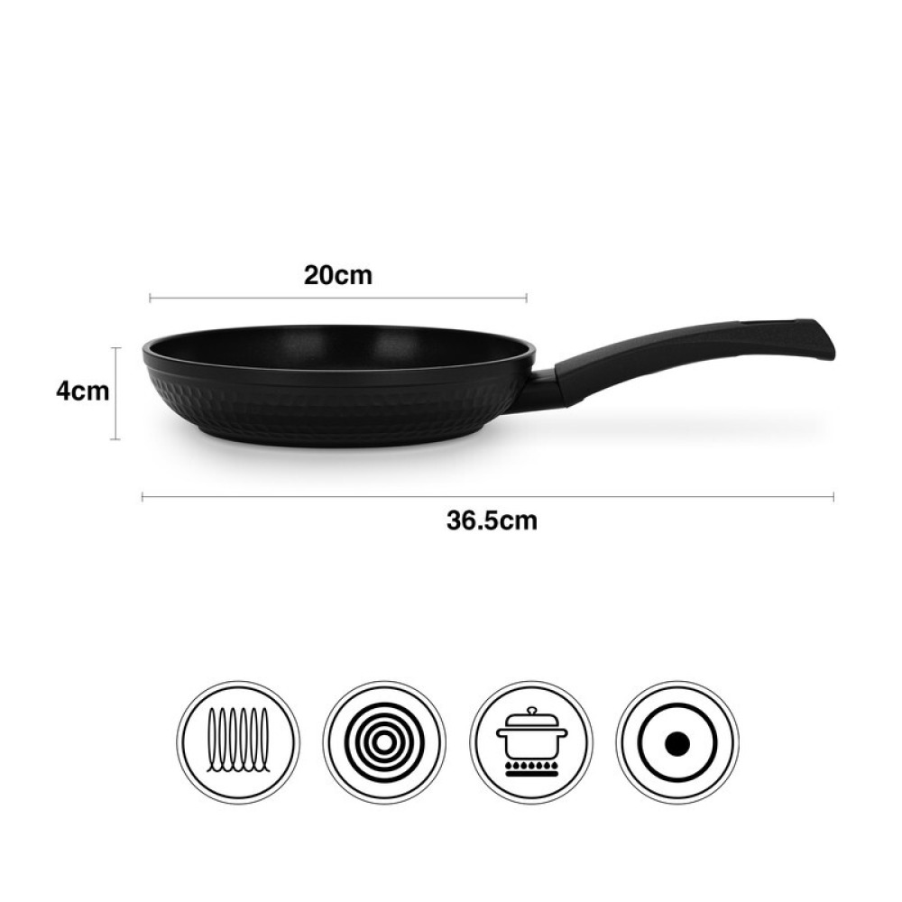 Fissman Frying Pan Favorite 20cm with Aluminum and Non- Stick Coating - 6