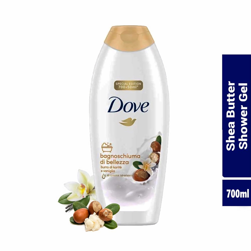 Shower gel Dove Beauty with Shea Butter and Vanilla, 700 ml - 1