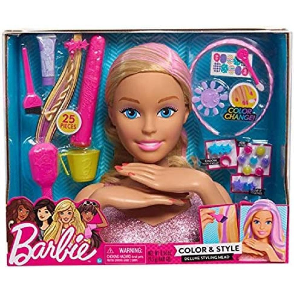 Barbie Deluxe Styling Head(Blonde)- Brown er - 1