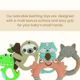 عضاضة مشغولة للطفل الكسلان الصغير - 8 miniature