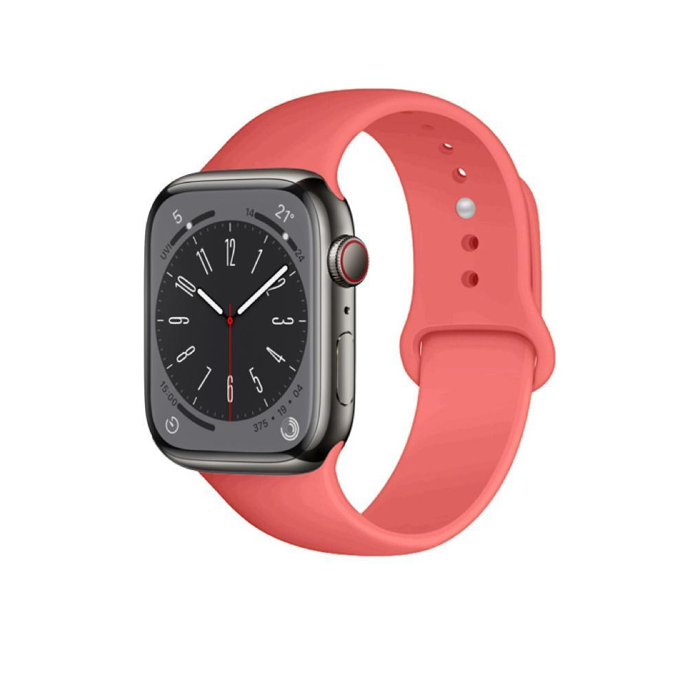 Perfii Solid Silicone Replacement Band for Apple Watch 49, 45, 44, 42 mm Series Ultra 8/7/6/5/4 SE - 2