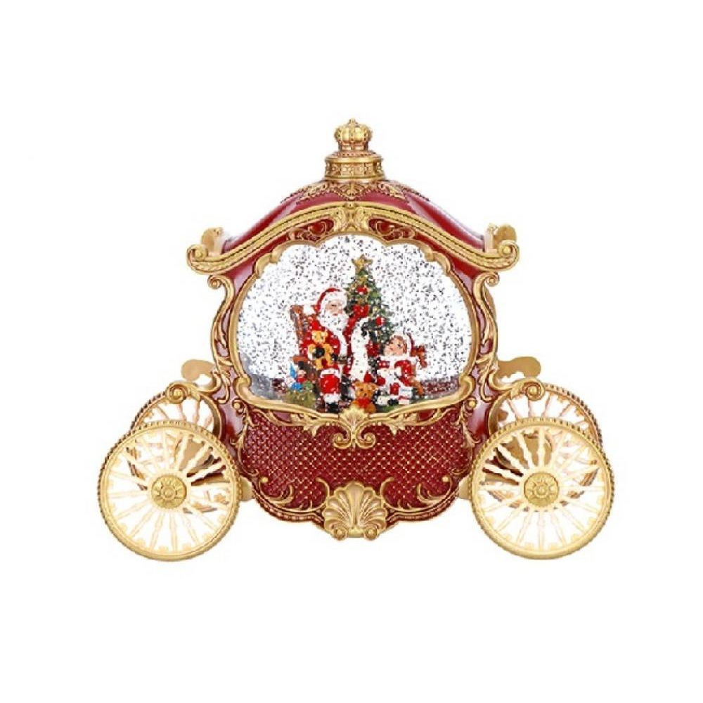Christmas Creations Carriage Water Spinning - 1