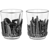 Generic / Dubai shot glass set of 2 pieces cup, Burj Khalifa - 1 miniature