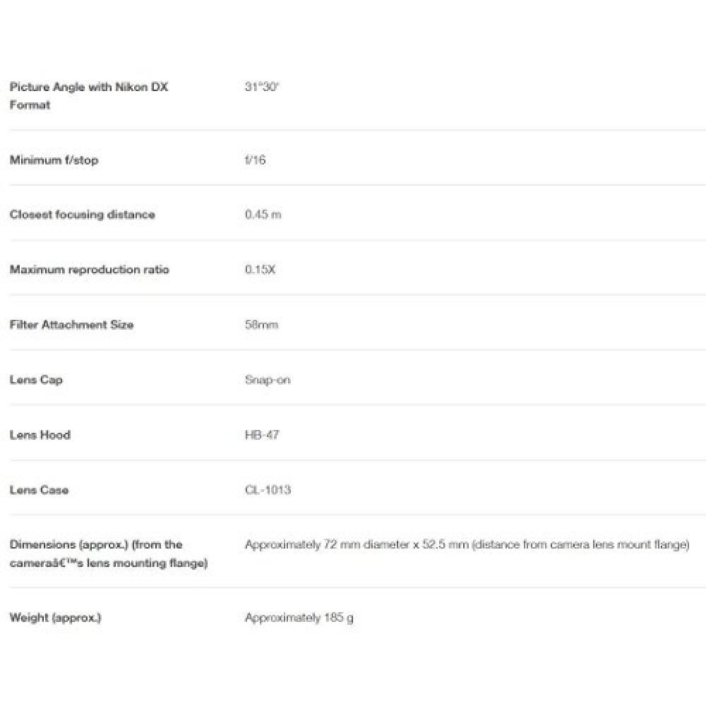 Nikon 2199 Af-S Fx Nikkor Lens With Auto Focus For Dslr Cameras ,Black, 50MM F1.8G - 6