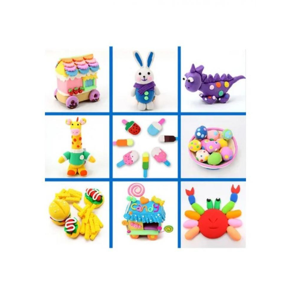 Super light / Набор для лепки, Мягкий пластилин , 24 цвета - 5