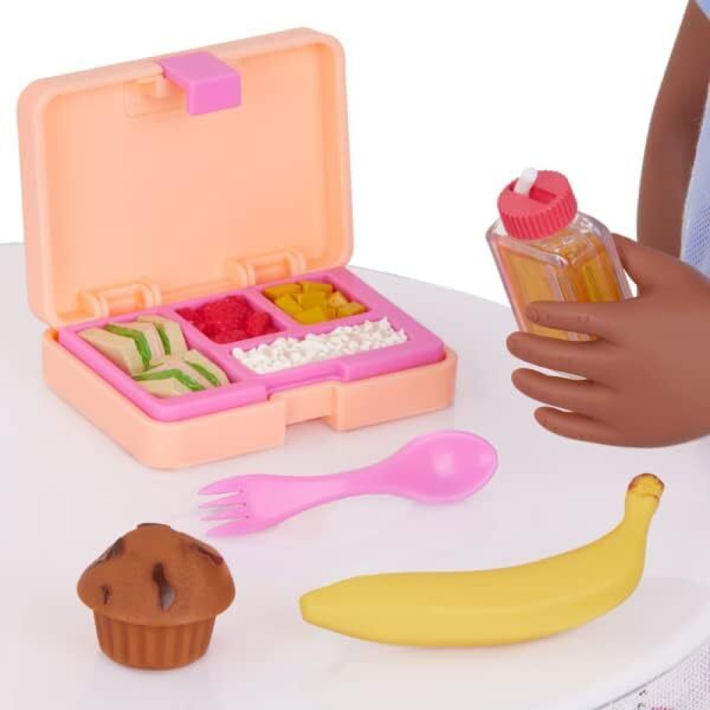 Our Generation Out to Lunch Bento Box Lunchbox Accessory Set for 18" Dolls - 1