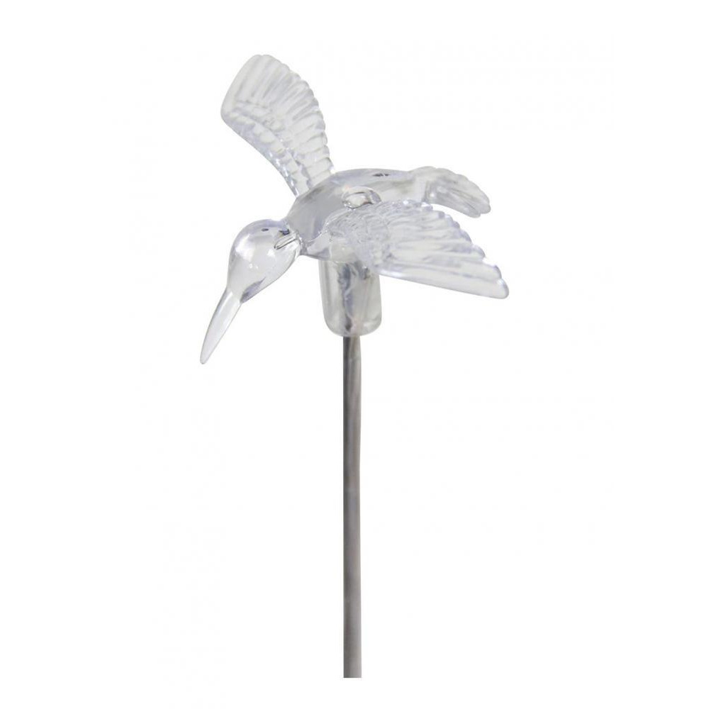 Exhart Solar Acrylic Hummingbird Garden Stake - 1