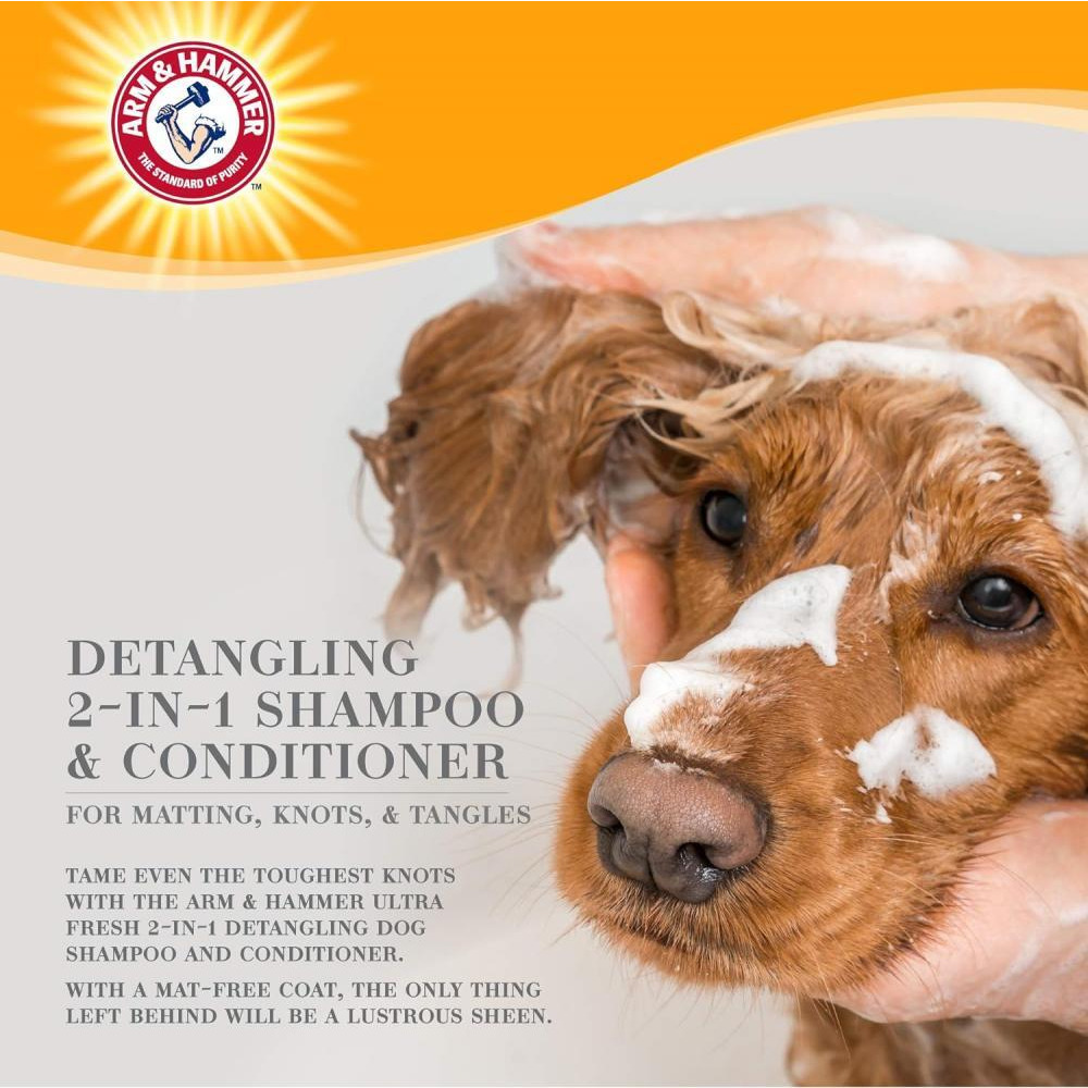 Arm and Hammer Ultra Fresh 2-in-1 Detangling Shampoo with Conditioner - 3