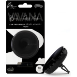 Vavana, Car air freshener with easy-to-use vent diffuser, Essential oils, Black - musk - 1 miniature