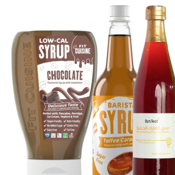 Dessert sauces, jam, honey