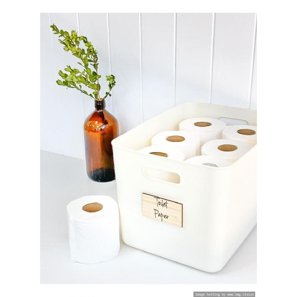 حاوية تخزين صغيرة ضخمة مع غطاء من الخيزران - 6