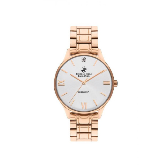 BEVERLY HILLS POLO CLUB Women's Analog Silver Dial Watch - BP3348X.430