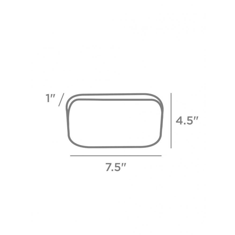 حقيبة الوجبات الخفيفة من السيليكون القابلة لإعادة الاستخدام سعة 290 مل من Stasher باللون الوردي الفاتح - 5