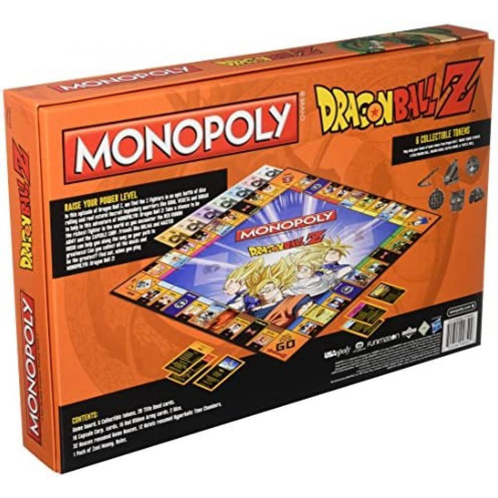 USAopoly Dragon Ball Z Recruit Legendary Warriors Like Goku, Vegeta and Gohan Anime Series Merchandise Themed Monopoly Game - 2