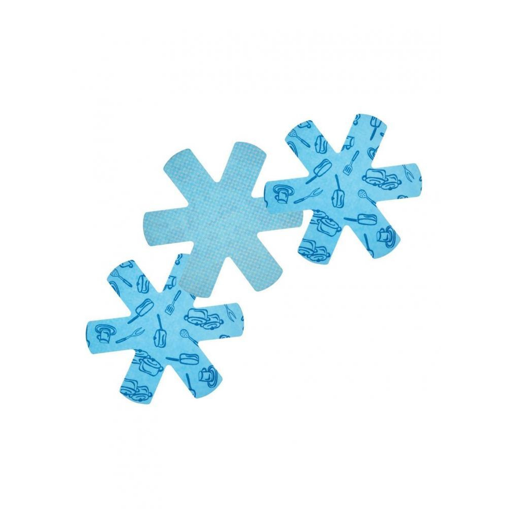 Kitchencraft 38 см Набор Разделителей Для Защиты Сковороды, 3 шт., коричневые - 1