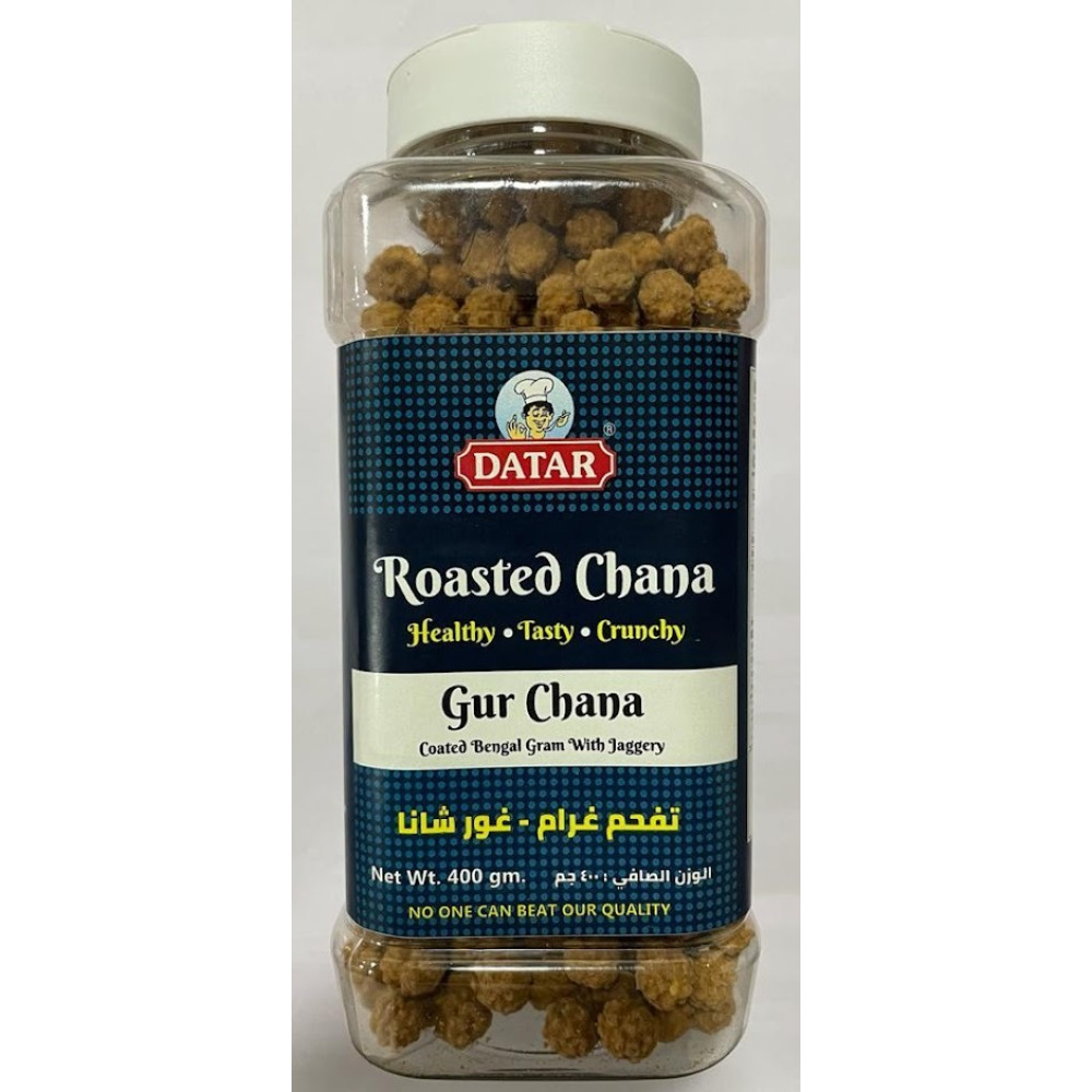 DATAR ROASTED GUR CHANA COATED BENGAL GRAM WITH JAGGERY 400GM - 1