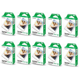 Fujifilm Party pack, Instax Film Mini, bundle of 10 packs, 100 Shot film White border - 1 miniature
