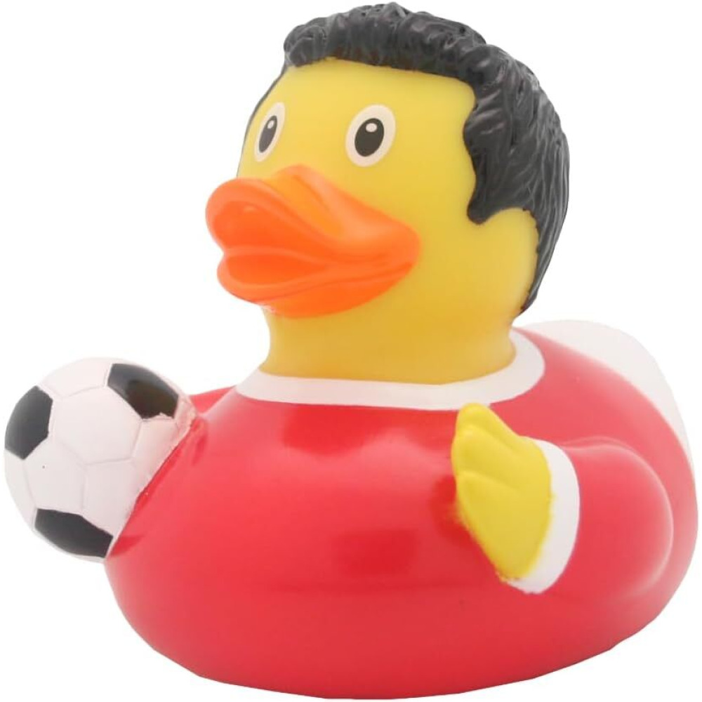 Lilalu Bath Toy Football Player Duck Red & White - 1