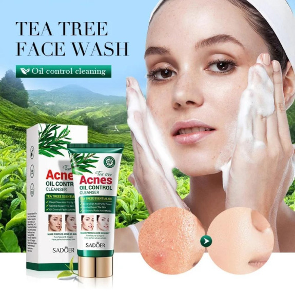 Купить Очищающее Средство Для Лица Tea Tree Acne OIL Control