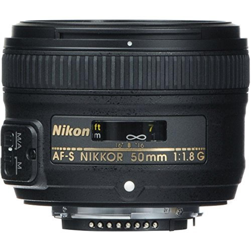 Nikon 2199 Af-S Fx Nikkor Lens With Auto Focus For Dslr Cameras ,Black, 50MM F1.8G - 2