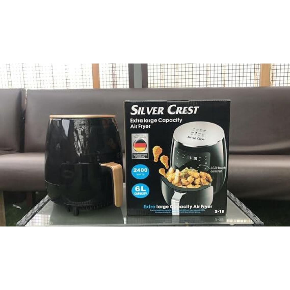Silver Crest Air Fryer 2400 Watts, 6 Liters,LCD Touch Control - 3