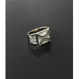 Fashionable and Beautiful 925 Silver Black Zircon Man Ring  - 3 miniature