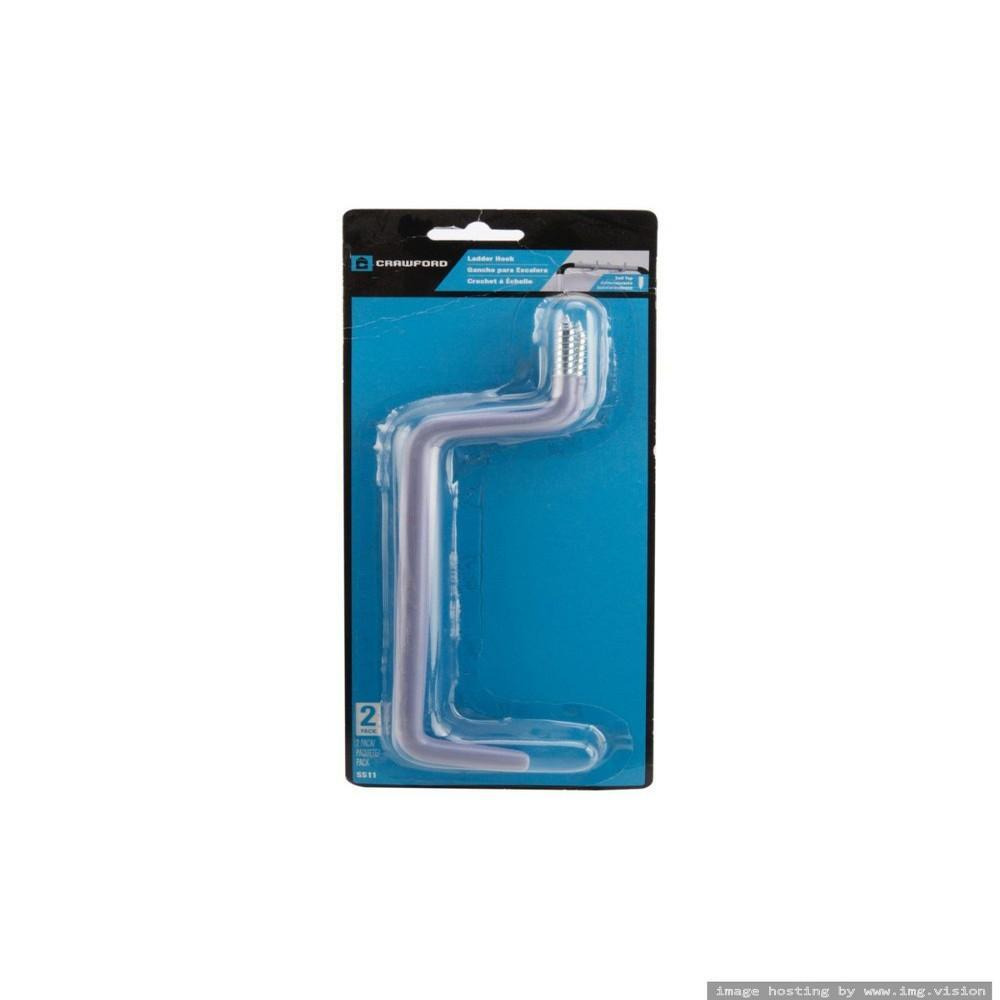 Crawford Vinyl Coated Screw In Ladder Hook - 2