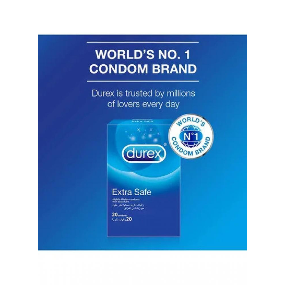 Durex / Condoms, Extra Safe, 20 pcs - 5