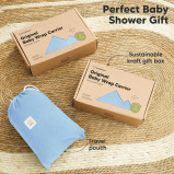 KeaBabies Original Wrap Carrier ( blue) - 3 miniature