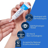 CeraVe Eye Repair Moisturizing Cream for Dark Circles and Puffiness with Hyaluronic acid and Ceramides, 0.5Oz, 14 ml - 3 miniature