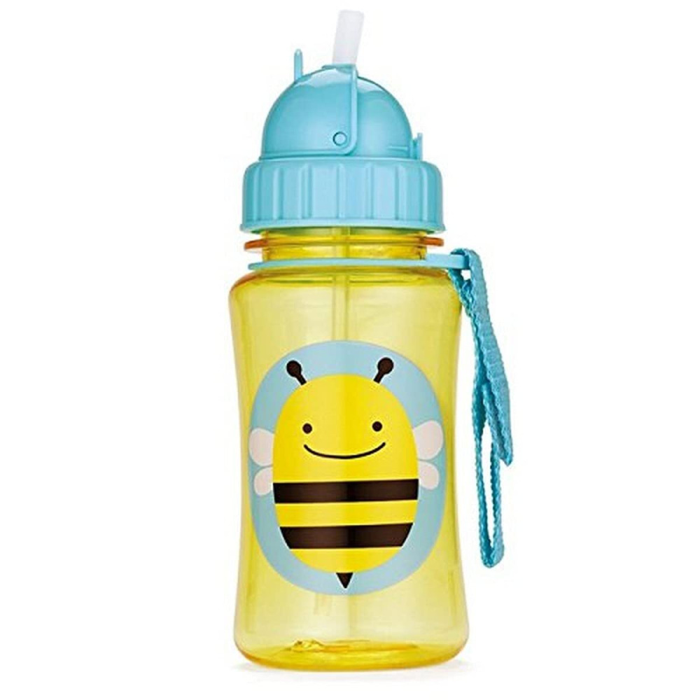 Skip Hop Zoo Straw Bottle - Bee - 1