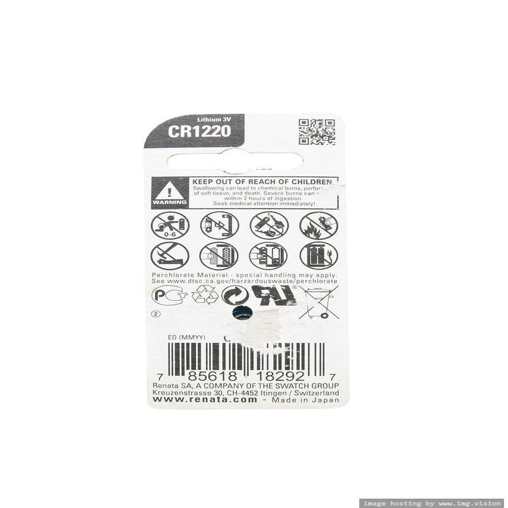 Батарейка Renata 1220 - 2