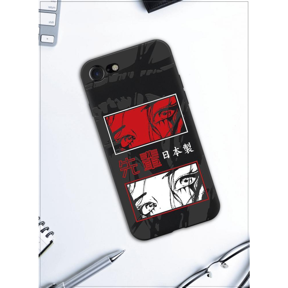 Protective Case Cover for Apple iPhone 7 / 8 / SE (2020) / SE (2022) Anime style eyes - 4