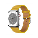 Perfii Genuine Leather Replacement Band For Apple Watch 49/45/44/42mm Series Ultra/8/7/6/5/4/SE - 2 miniature