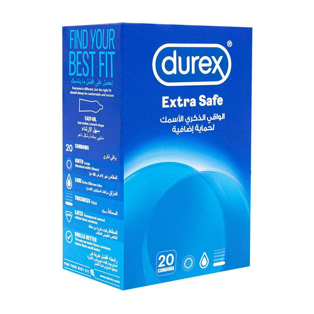 Durex / Condoms, Extra Safe, 20 pcs - 1
