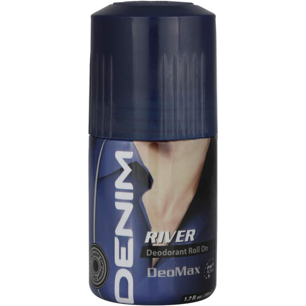 Deodorant Denim DeoMax River Roll On For Men, Multi Smell, 50ML - 1