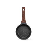FISSMAN Saucepan 1.2L with Glass Lid, Non-Stick Marble Coating Aluminum Saucepan 16x8cm Filomena Series - 2 miniature
