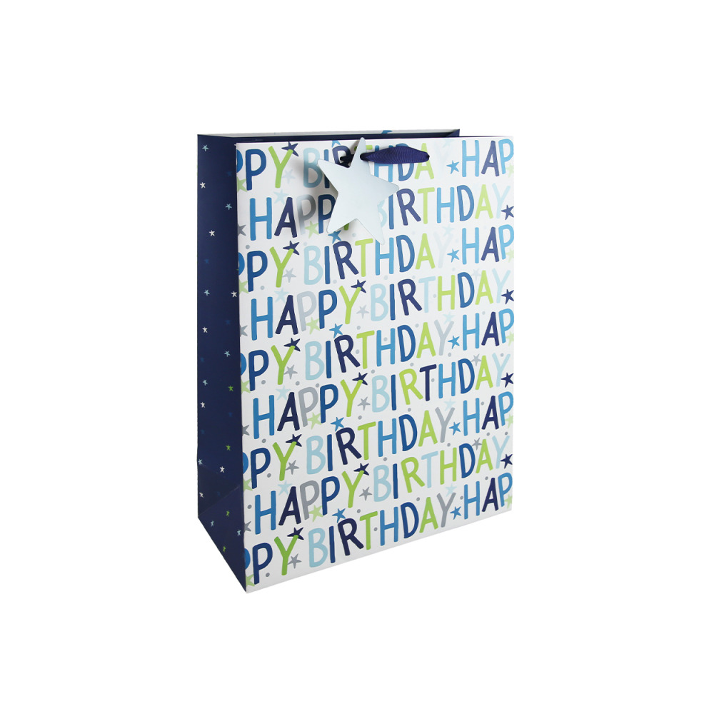 حقيبة هدايا Eurowrap لعيد الميلاد للأولاد كبيرة جدًا - 1