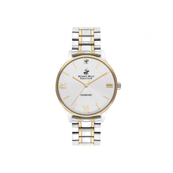 بيفرلي هيلز بولو كلوب ساعة عملية كاجوال للنساء انالوج بعقارب مينا فضي - BP3348X.230