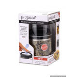 Evak Black Gloss Round Storage Container with Compact Handle Medium - 5 miniature