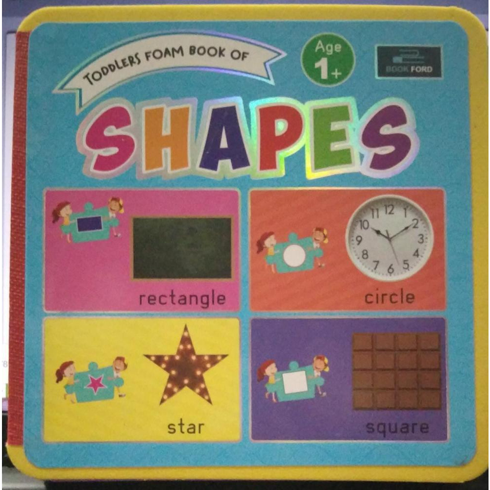 Toddlers Foam Book Of Shapes - 1