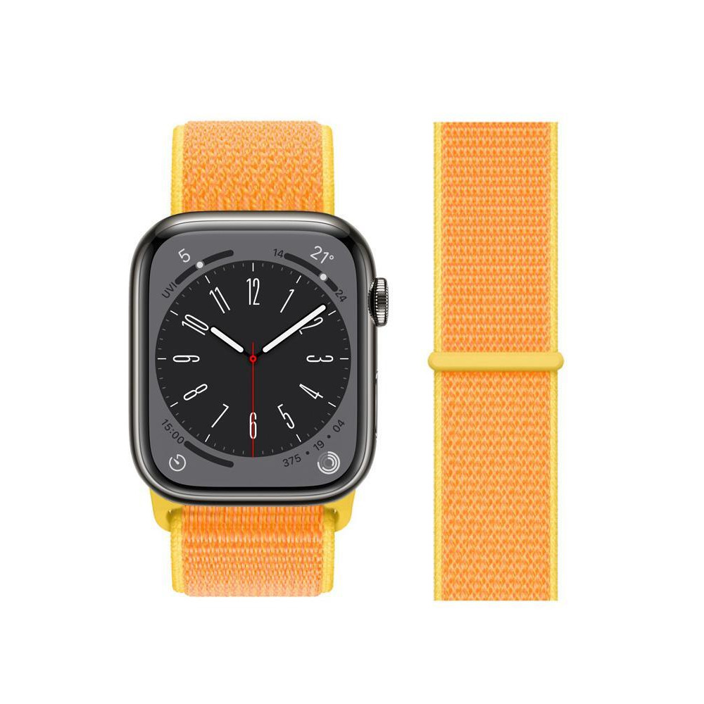 Perfii Nylon Loop Replacement Band for Apple Watch 49, 45, 44, 42 mm Series Ultra 8/7/6/SE/5/4/3 - 2