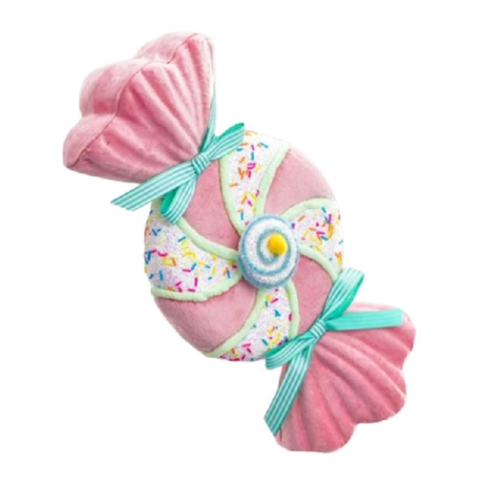 Ткань Swift 36 См, Ярко-Розовый, Зеленый - 1