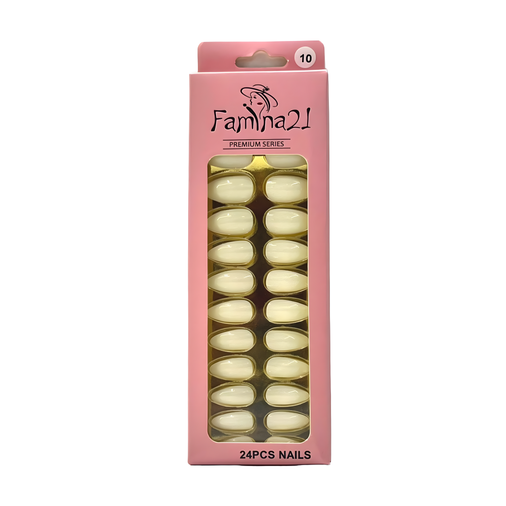 Накладные Ногти FAMINA21 Premium Nails, 24 Шт. С Клеевой Наклейкой (10) - 1