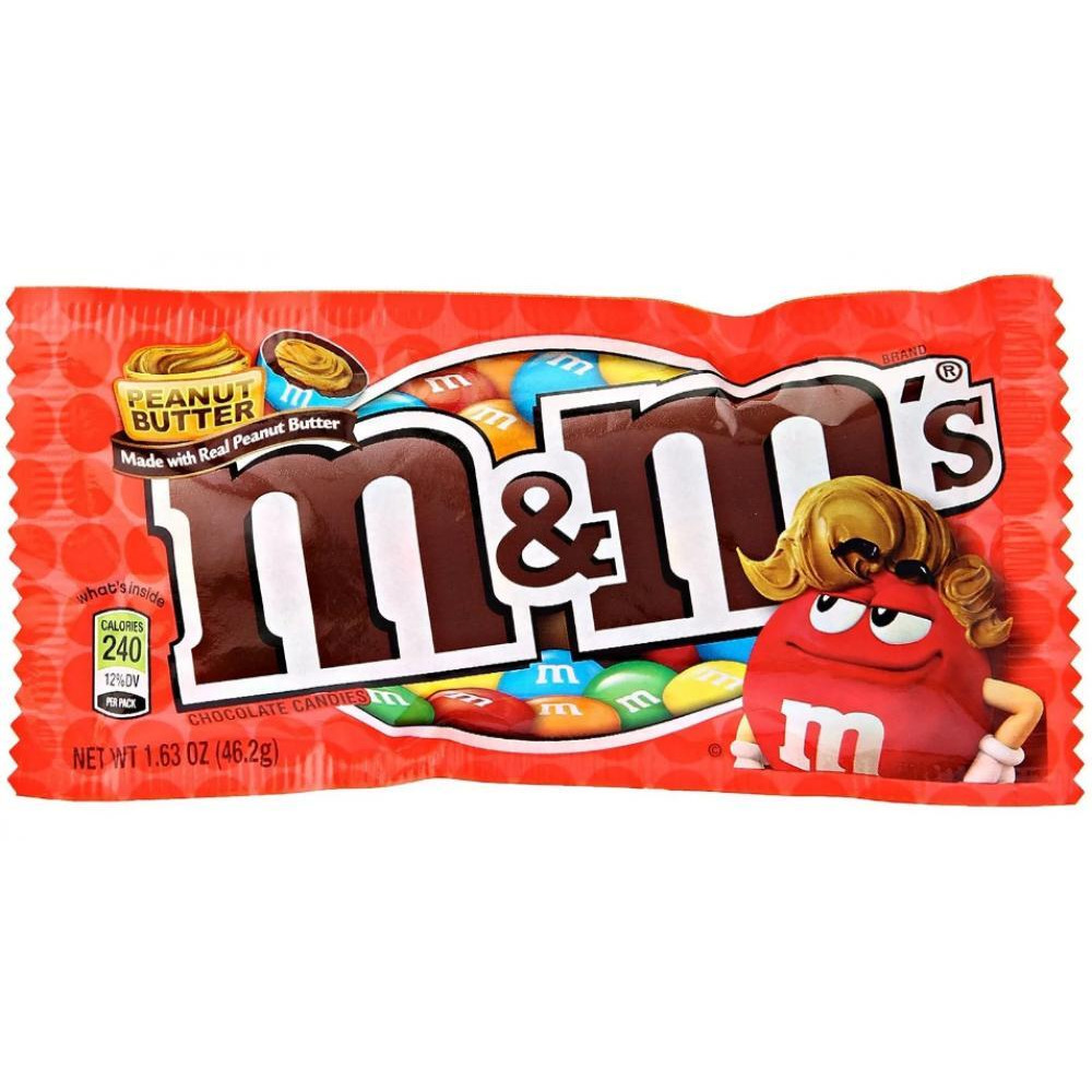 إم آند إمز كيس حلوى زبدة الفول السوداني 46.2 جرام - 1